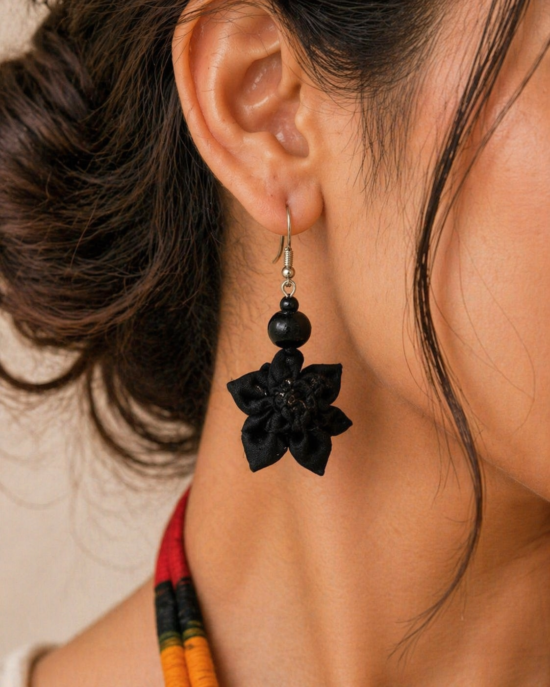 Handcrafted Folk Art Statement Necklace Set