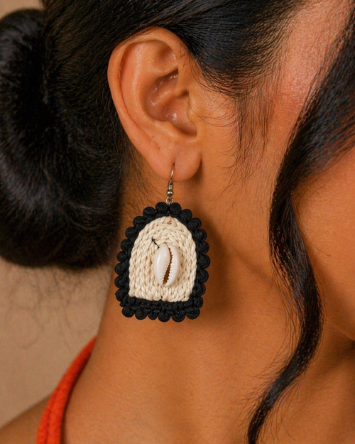 Handcrafted Boho Necklace with Shell & Bird Motif