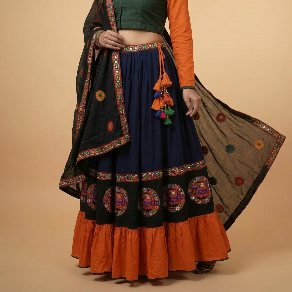 Midnight Harvest Chaniya Choli