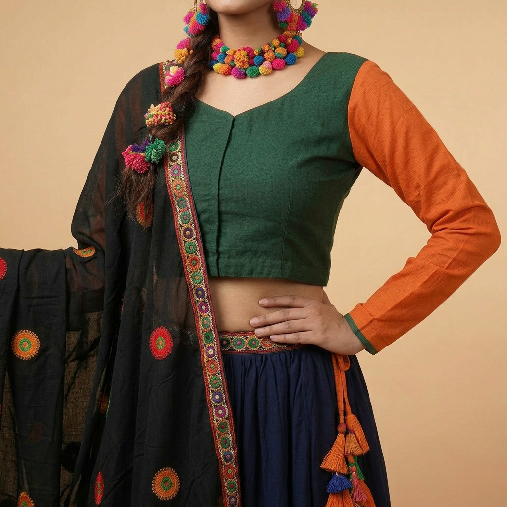 Midnight Harvest Chaniya Choli