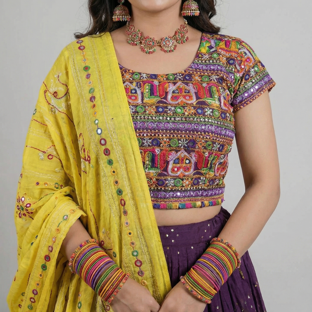 Amethyst Glow Chaniya Choli