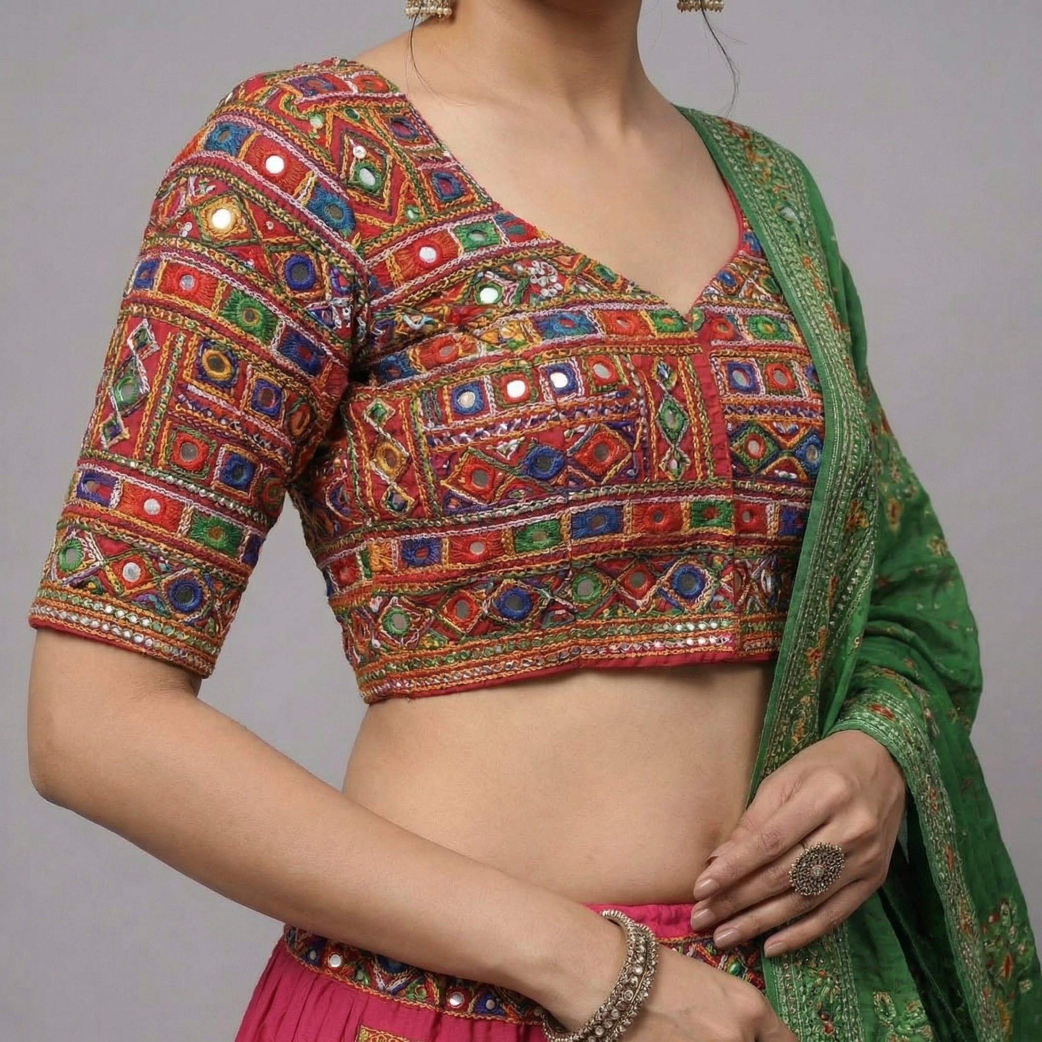 Fuchsia Festive Chaniya Choli