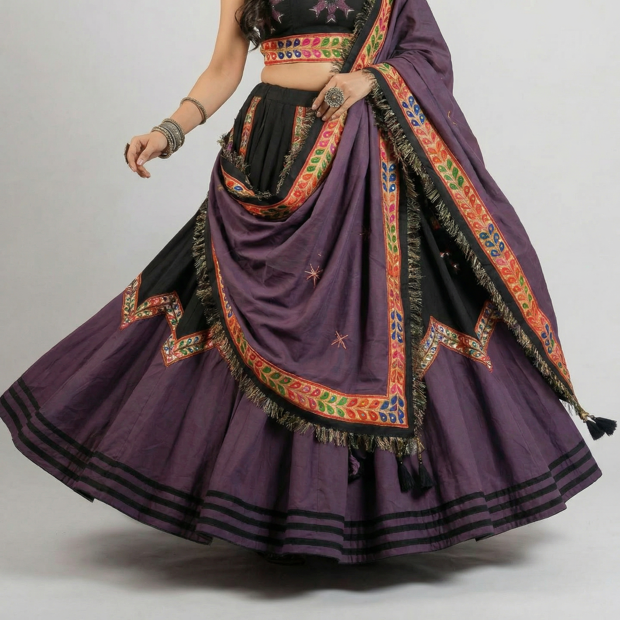 Mauve Dusk Chaniya Choli