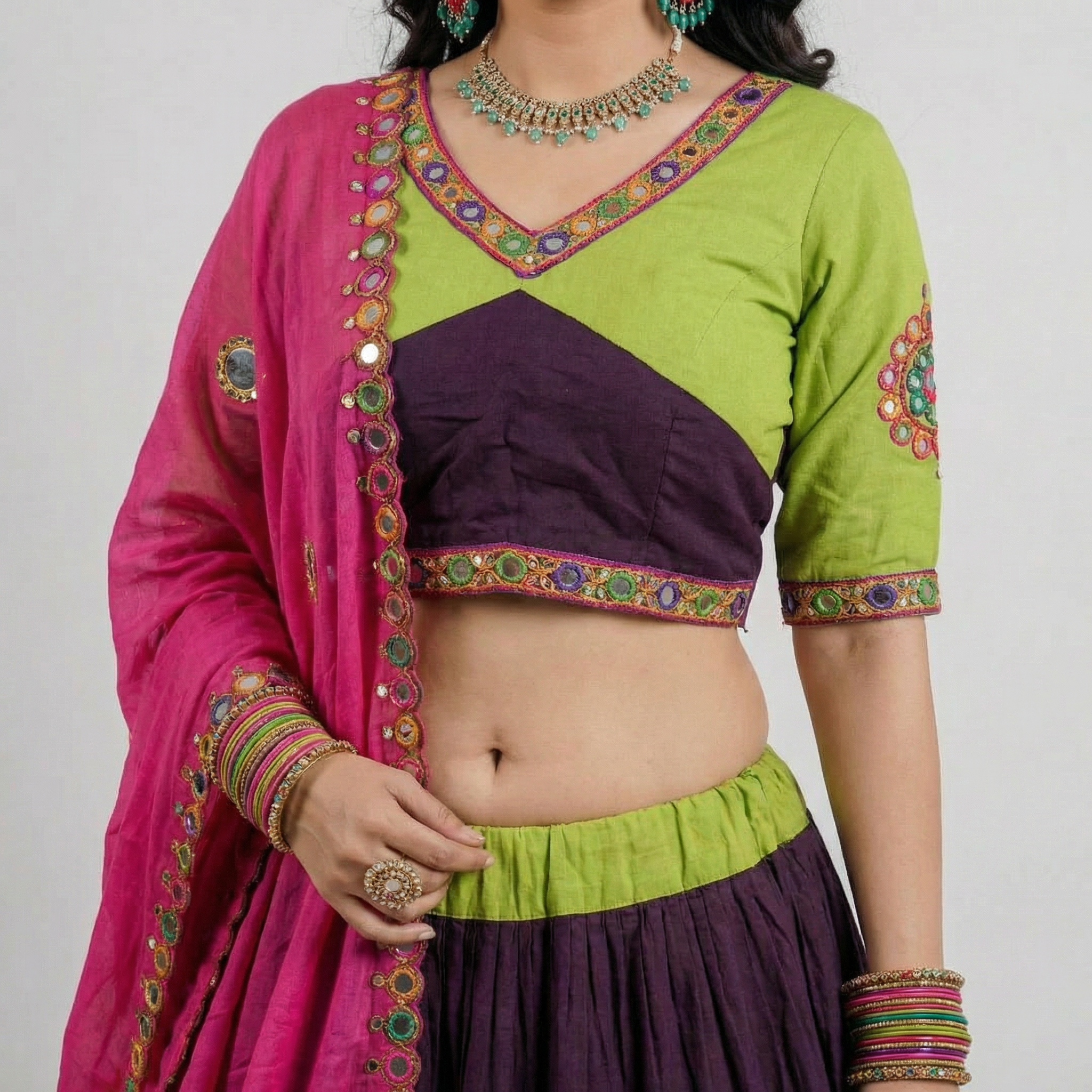 Spectrum Tiered Chaniya Choli