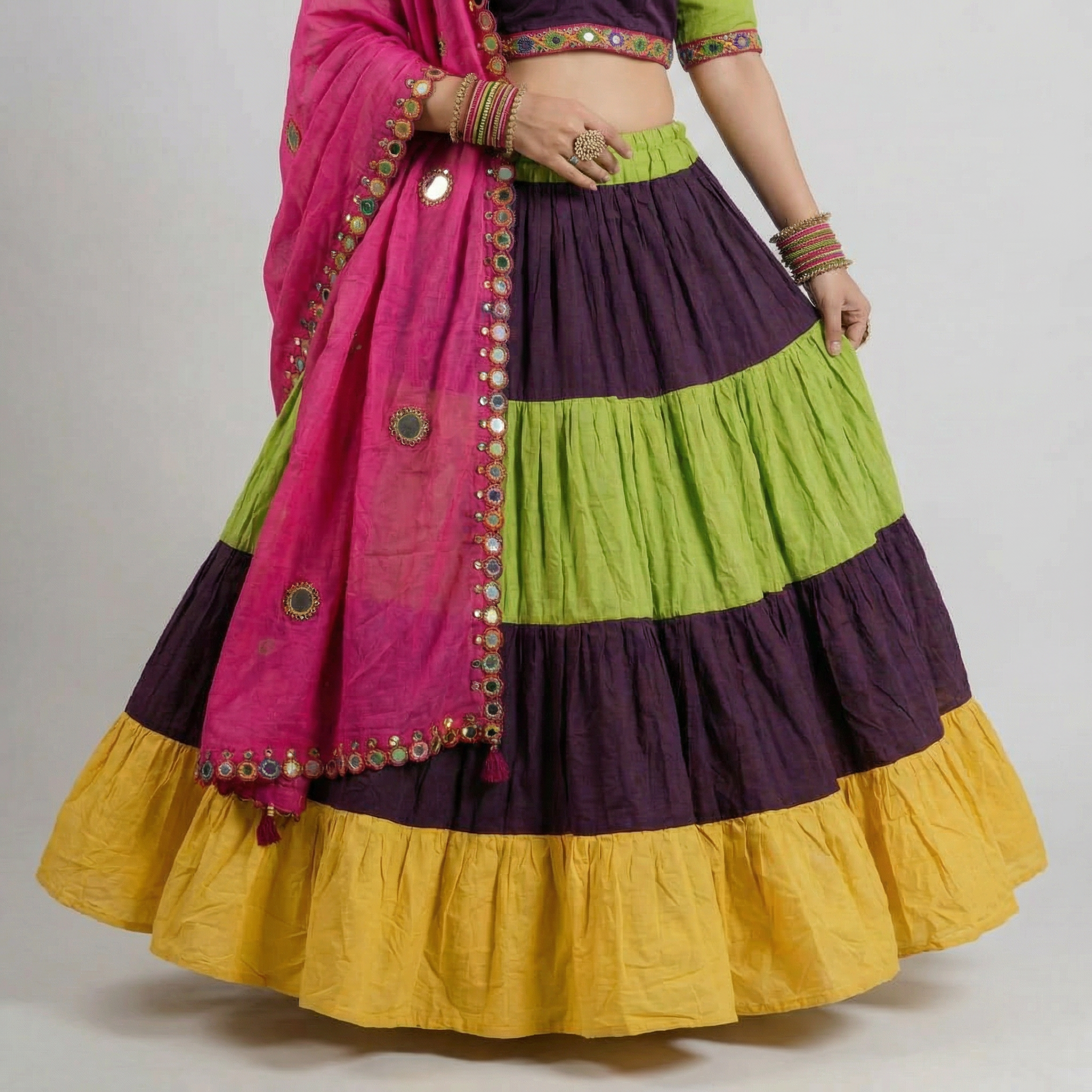 Spectrum Tiered Chaniya Choli