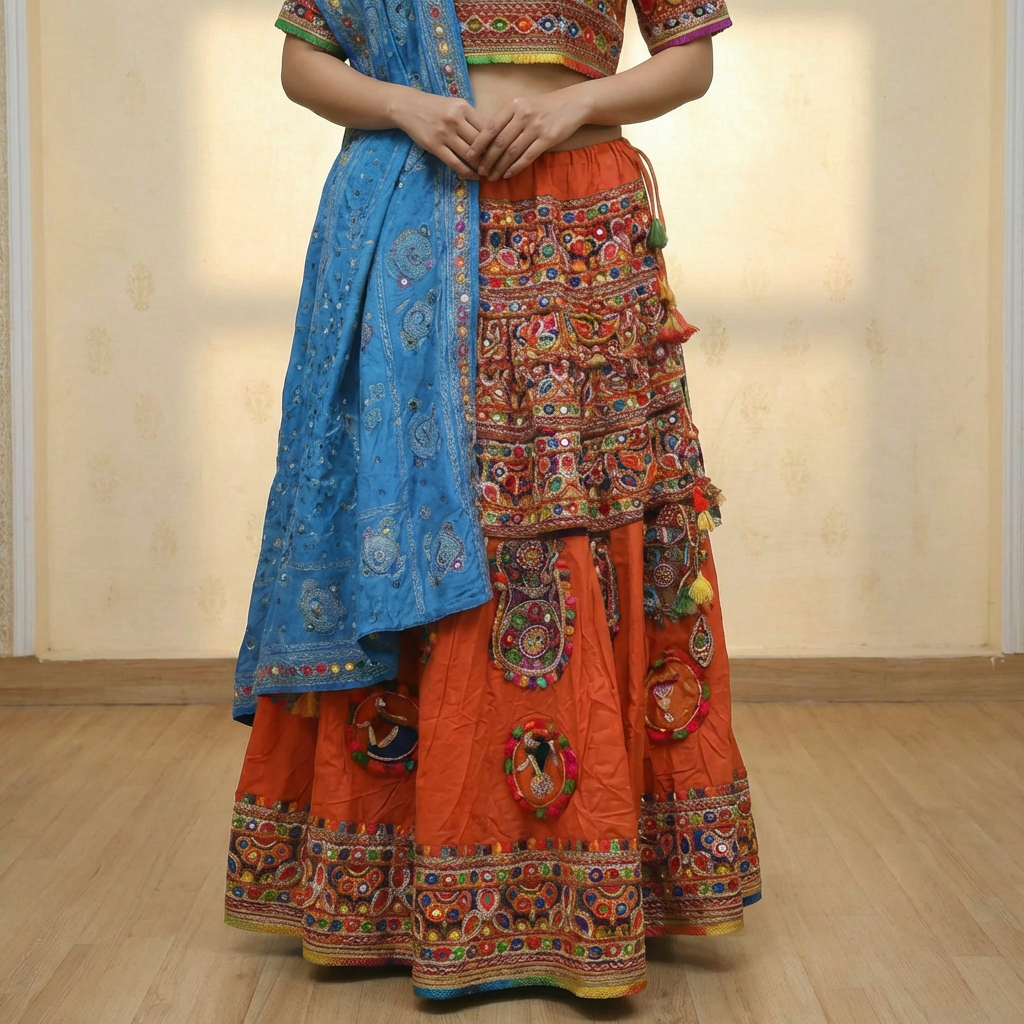 Saffron Celebration Chaniya Choli