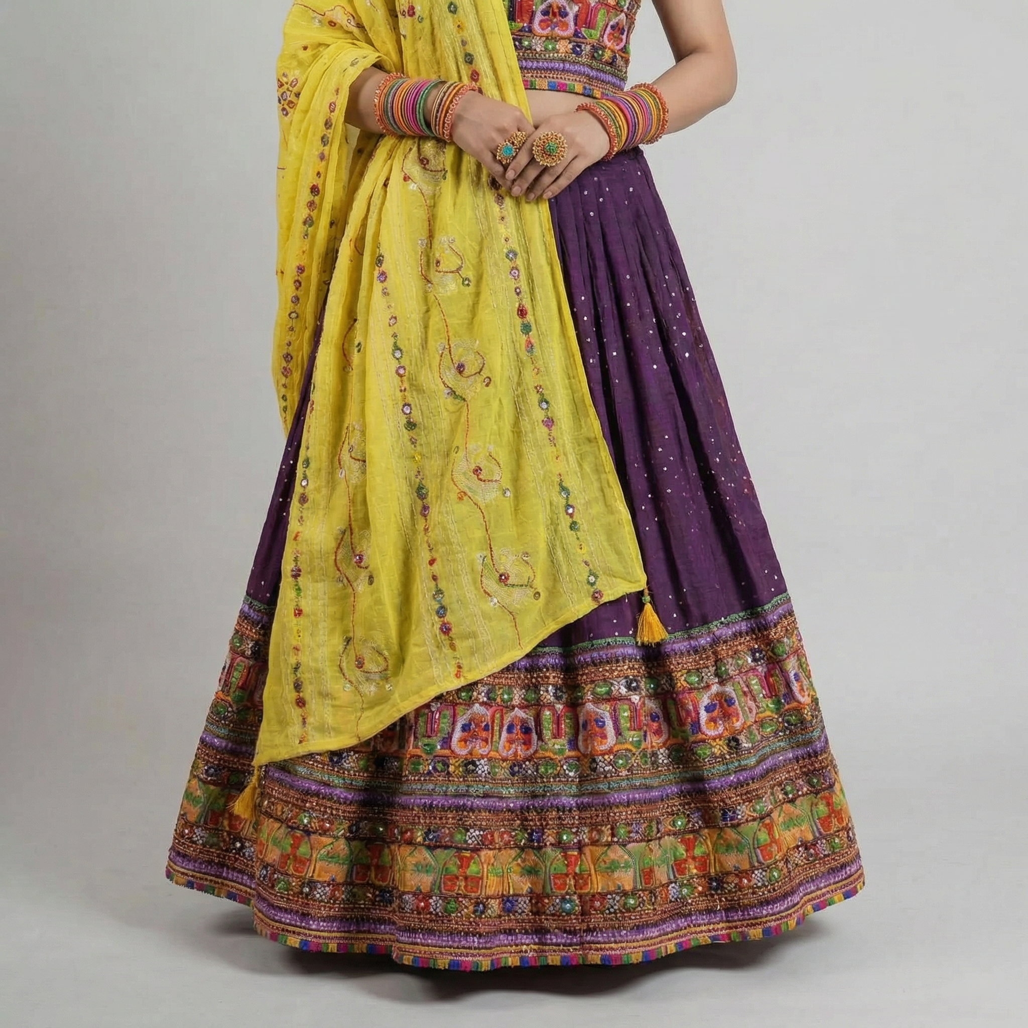 Amethyst Glow Chaniya Choli