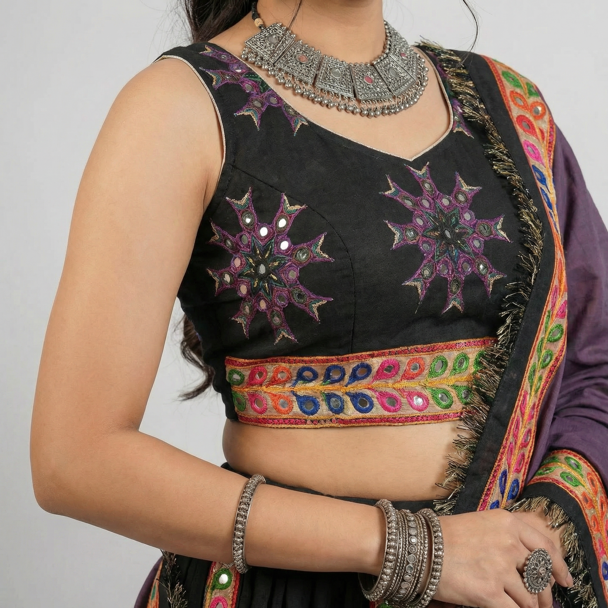 Mauve Dusk Chaniya Choli