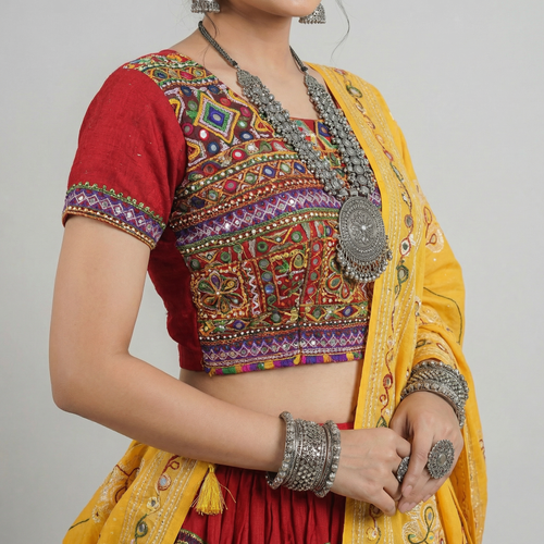 Crimson Circle Chaniya Choli