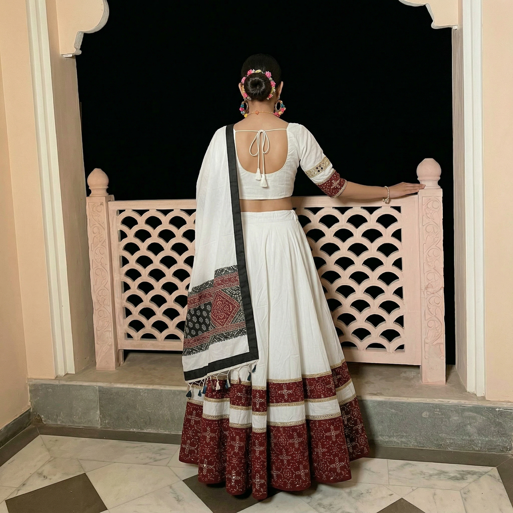 Ivory Elegance Chaniya Choli