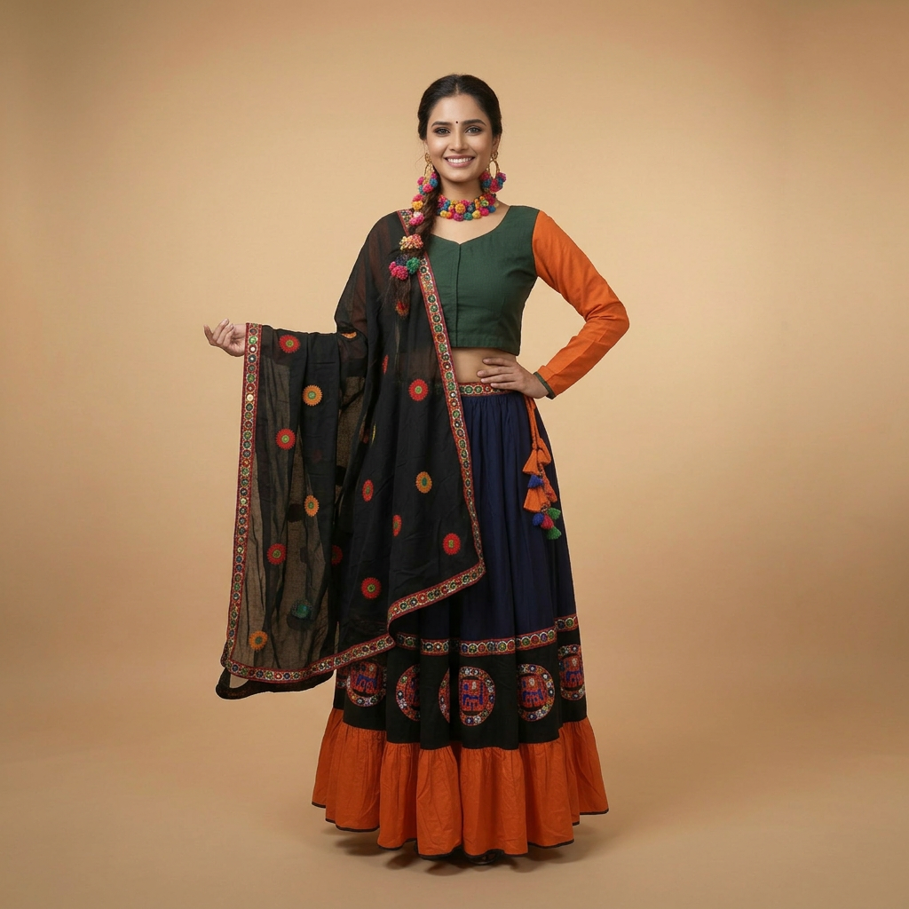 Midnight Harvest Chaniya Choli