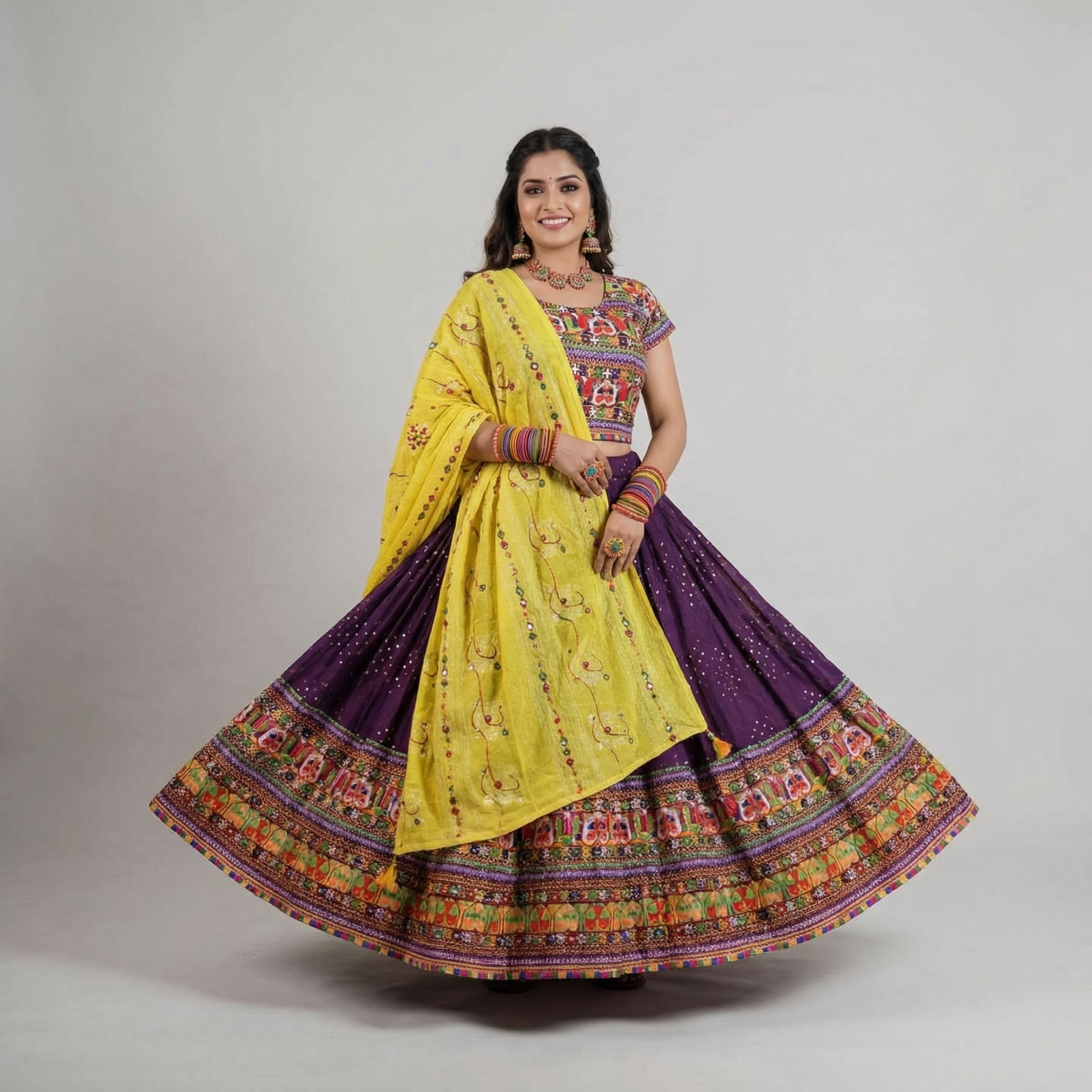 Amethyst Glow Chaniya Choli