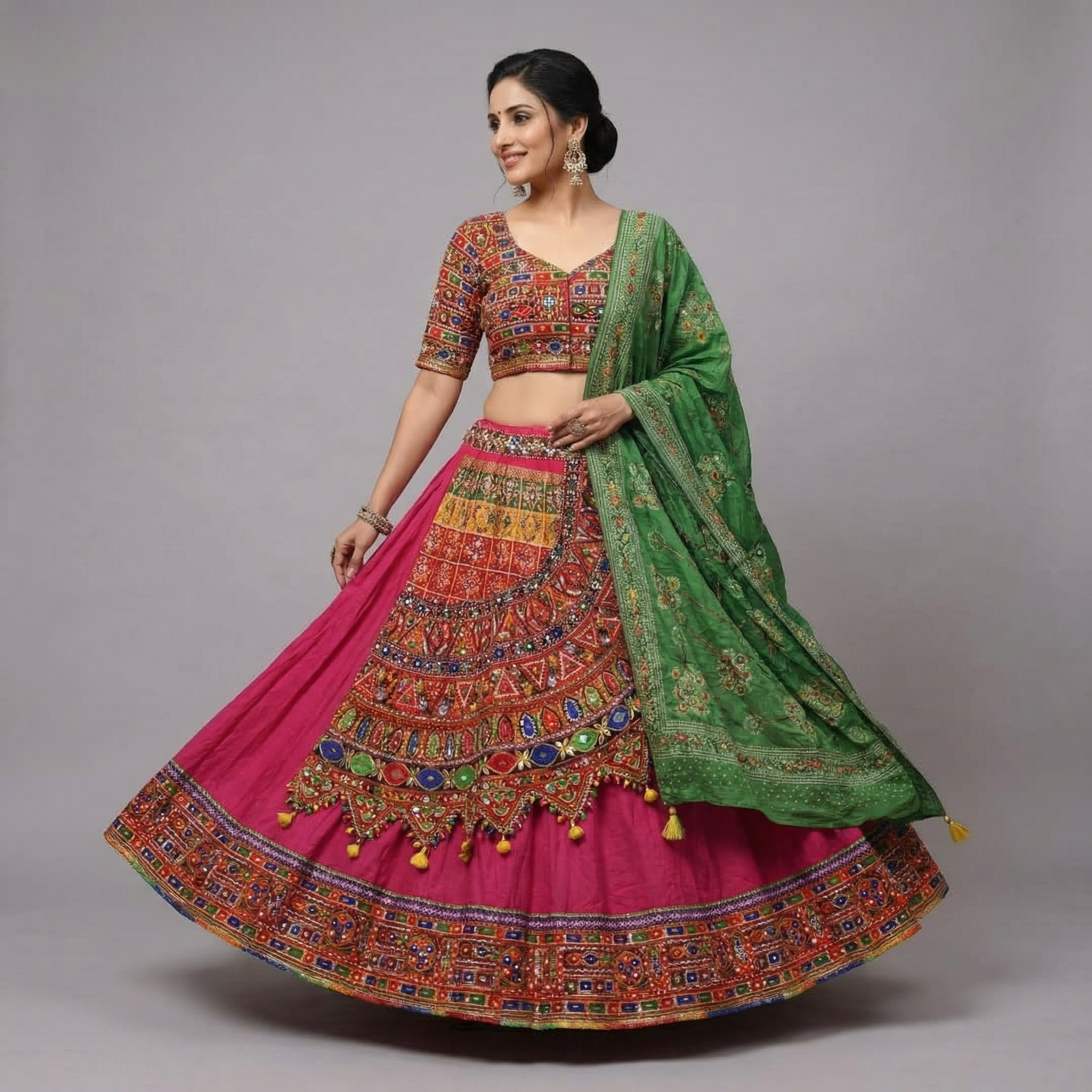 Fuchsia Festive Chaniya Choli