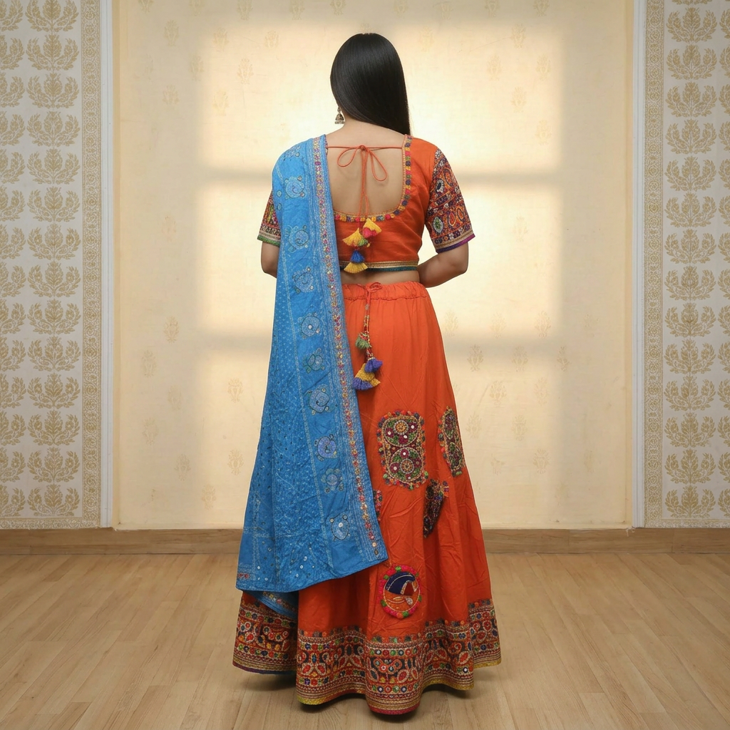 Saffron Celebration Chaniya Choli