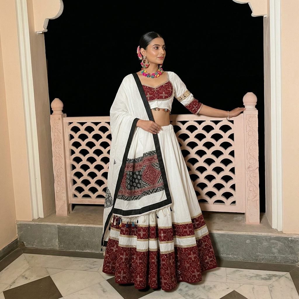 Ivory Elegance Chaniya Choli